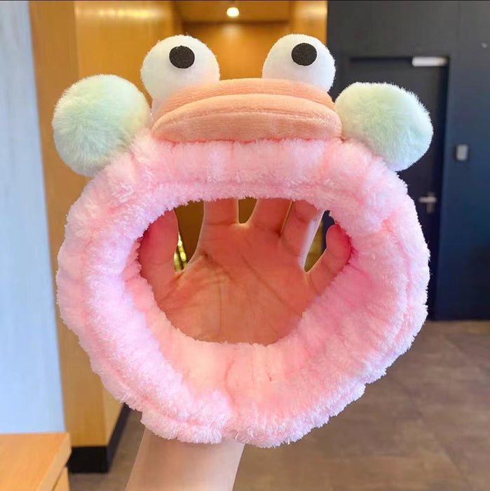 Wholesale Cute and funny sausage lips cartoon face wash headband