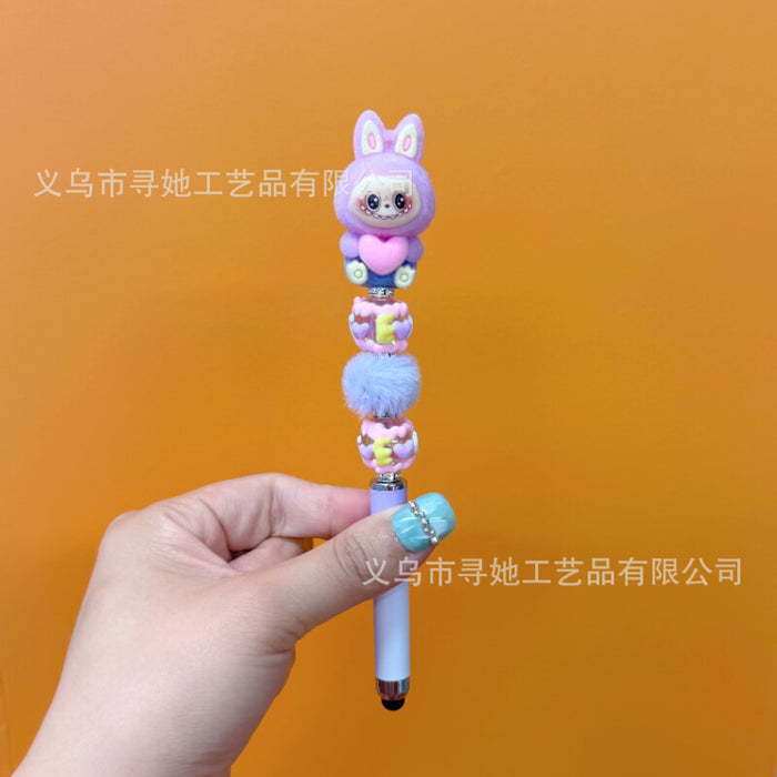Wholesale DIY Cute Beaded Pen for Mobile Phones and Tablets Touch Screen Gel Ballpoint Pen