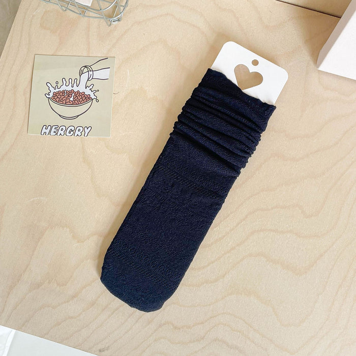 Wholesale Mesh Socks Thin Long Tube Stacked Socks