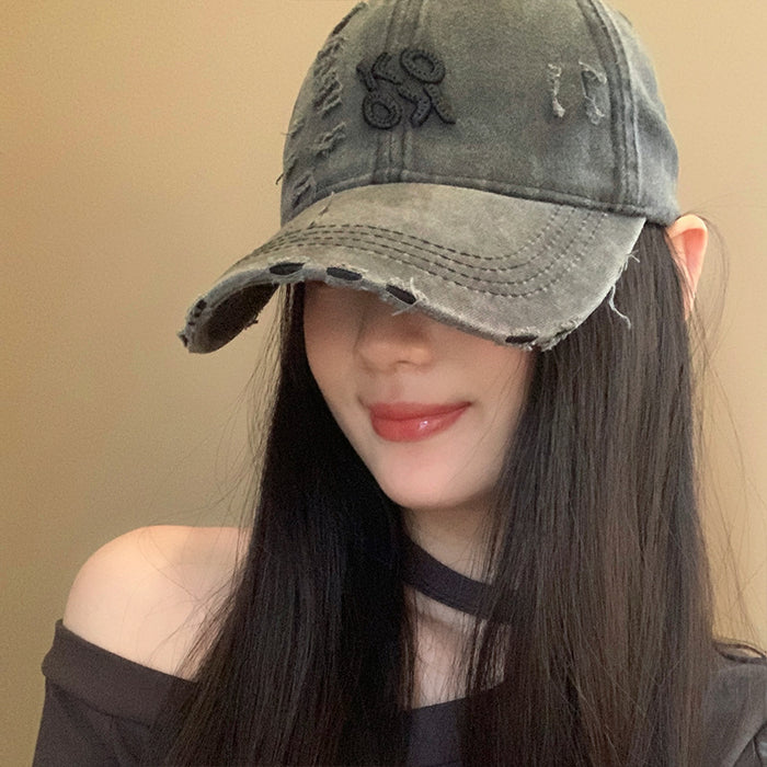 Wholesale Retro Hole Baseball Cap  All-match  Hat