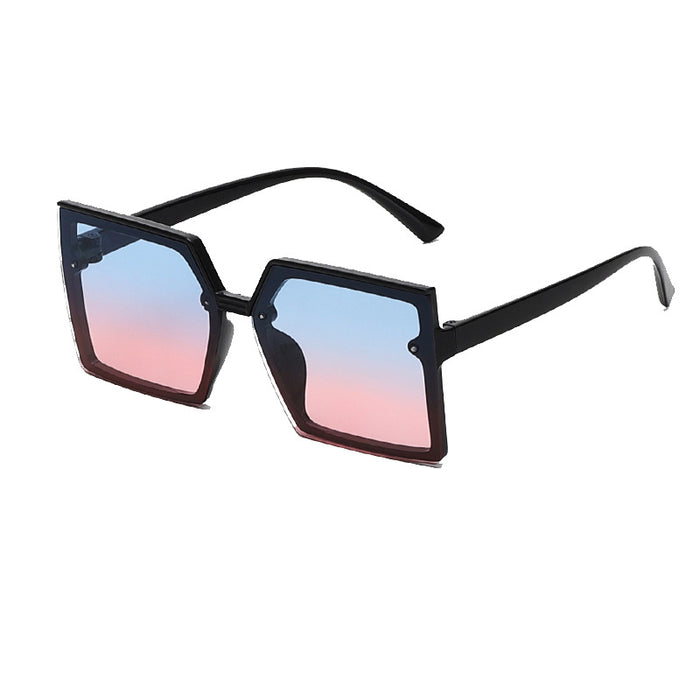 Wholesale Large Square Frame Children's Anti-UV PC Sunglasses JDC-SG-ZS007