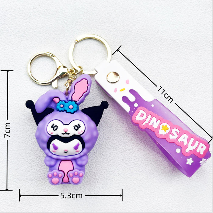 Wholesale PVC Cartoon Doll Keychain JDC-KC-WuYi193