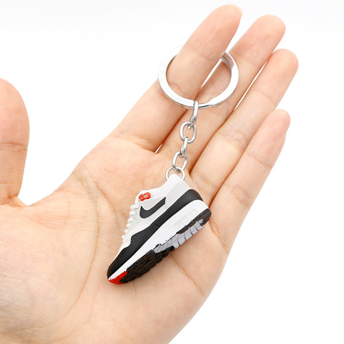 Wholesale PVC Basketball Shoe Model Keychain JDC-KC-QLPing014