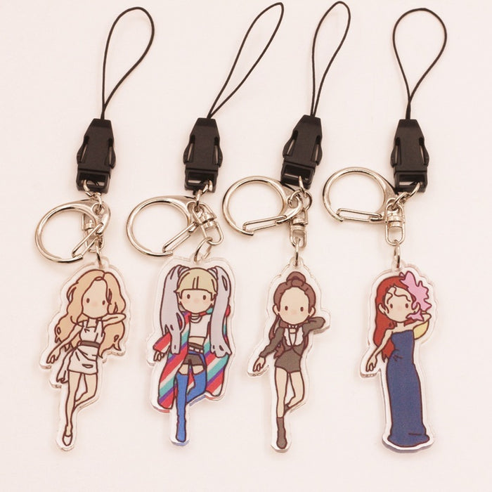 Wholesale Cartoon Acrylic Keychain JDC-KC-HanTian026