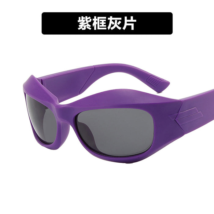 Wholesale Alien curved technology sunglasses trendy sunglasses sunglasses sunglasses