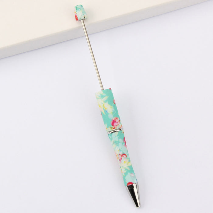 Wholesale DIY Beadable Pens  Cow Leopard Print  DIY for Beaded Plastic Pen JDC-PN-JinBN001