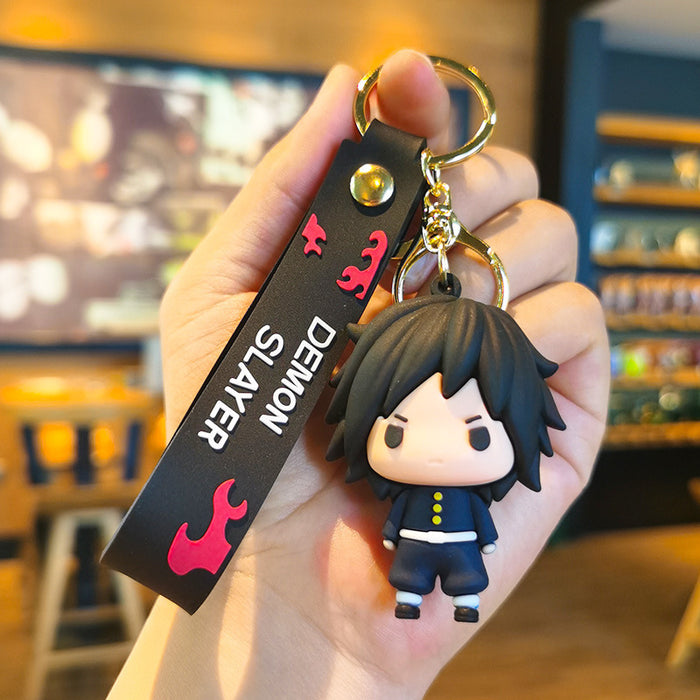 Wholesale Cartoon Doll Rubber Keychain JDC-KC-Tingm022