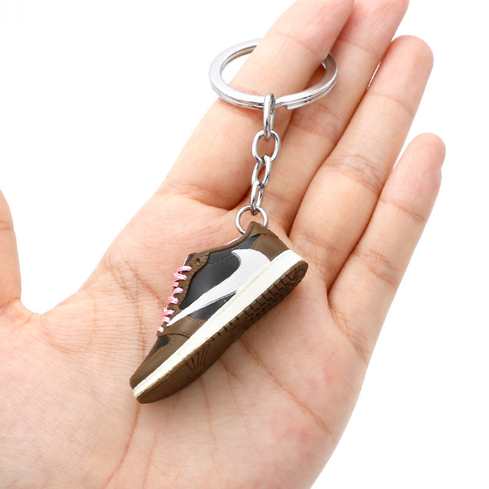 Wholesale PVC Basketball Shoe Model Keychain JDC-KC-QLPing013