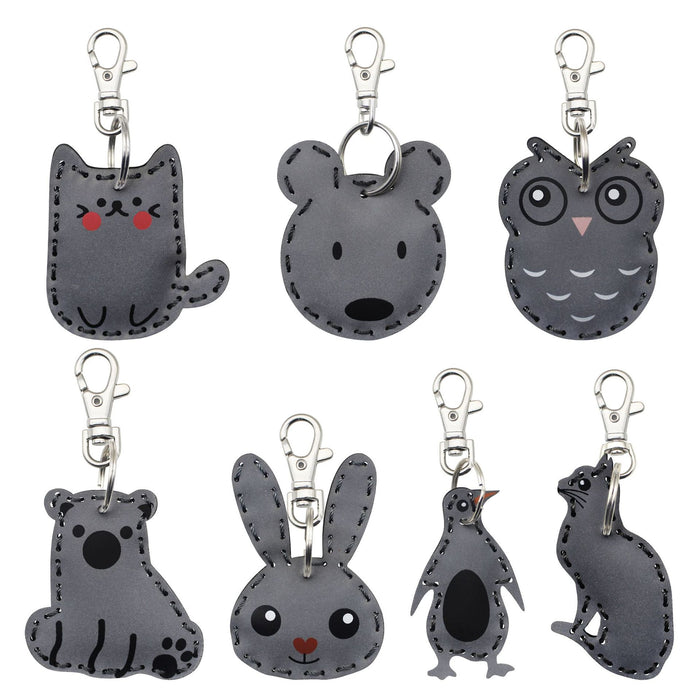 Wholesale Leather Pendant Keychain Animal JDC-KC-YiTian006