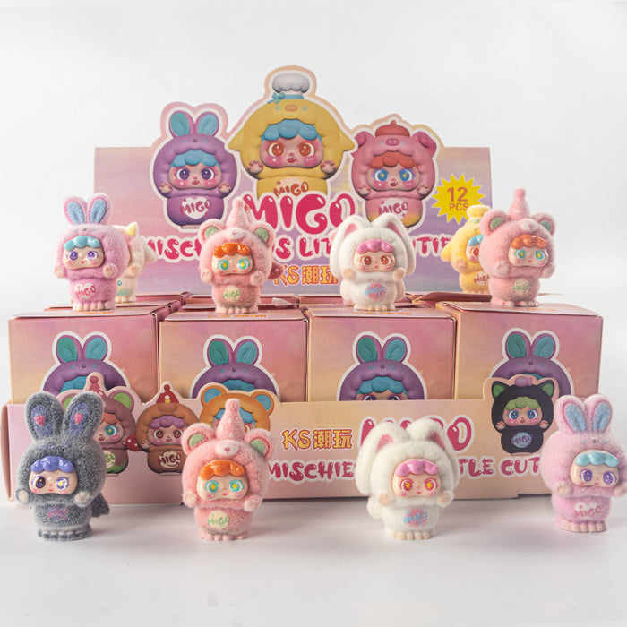 Wholesale 12pcs Doll Random doll toy cute flocking doll