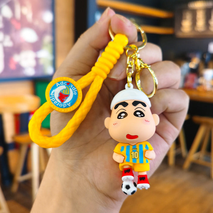 Wholesale Rubber Cartoon Doll Keychain JDC-KC-Tingm185