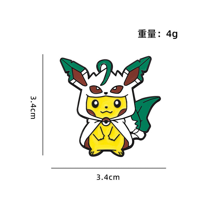 Wholesale Environmentally friendly zinc alloy brooch with oil drop imitation enamel cute schoolbag decoration badge