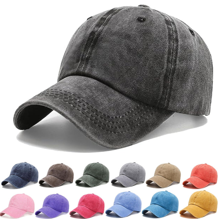 Wholesale spring and autumn Denim baseball cap, retro washing to do the old wind
