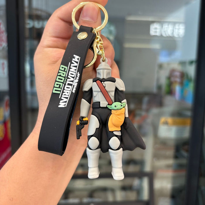 Wholesale 2PCS PVC Cartoon Keychain Pendant Boutique Accessory