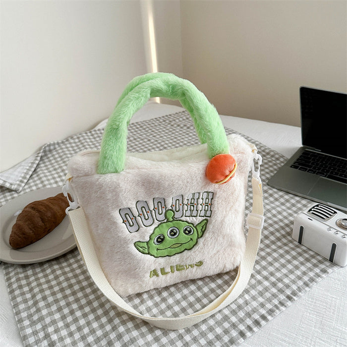 Wholesale New Cartoon Bear F Bag Cute Stiffy Crossbody Bag Three-eye Coin Purse