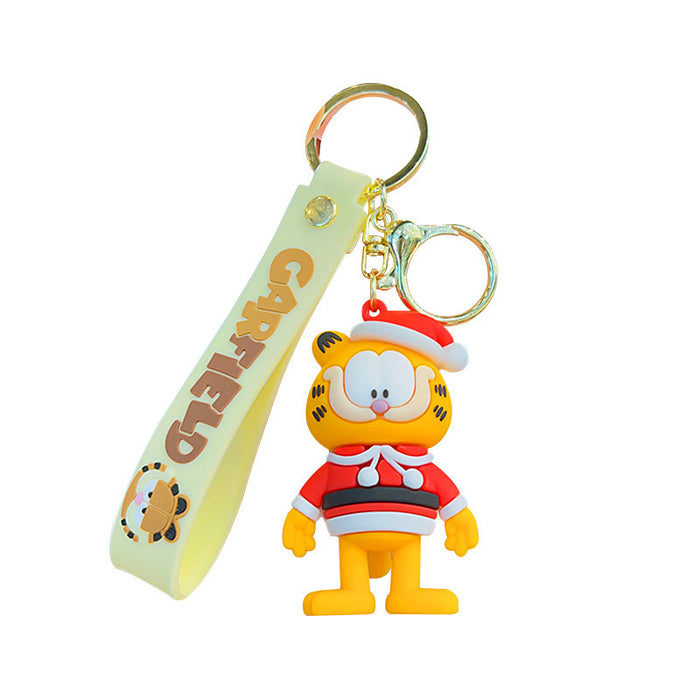 Wholesale Cute silicone cat keychain