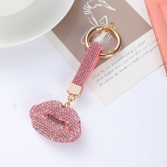 Wholesale Minimalist Lip Keychain Bag Charm