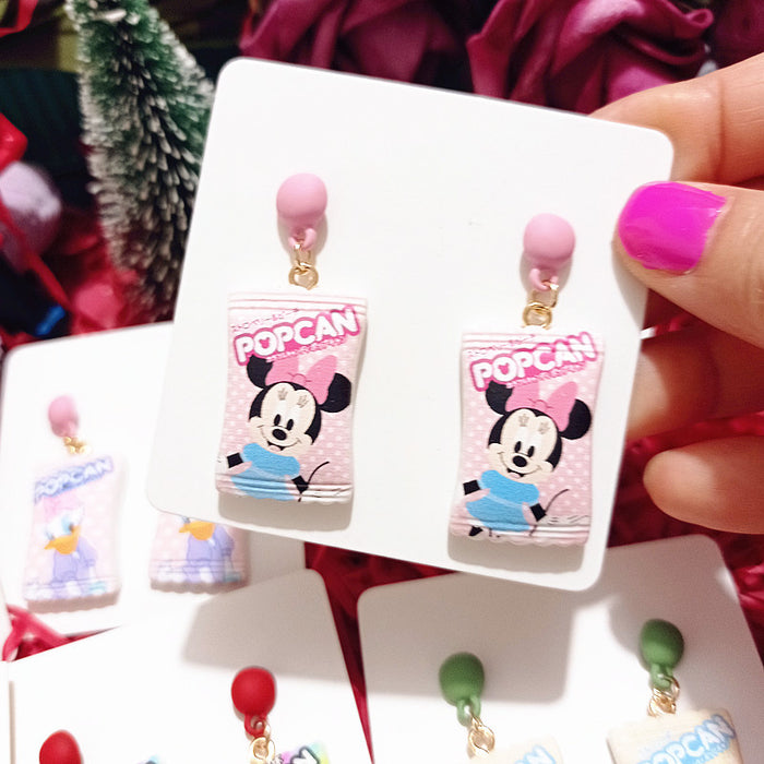 Wholesale Cute Resin Cartoon Earrings JDC-ES-Xiaox014