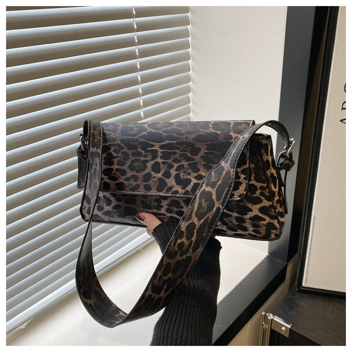 Wholesale Leopard Print Women's One Shoulder Crossbody Underarm Bag JDC-SD-HT017