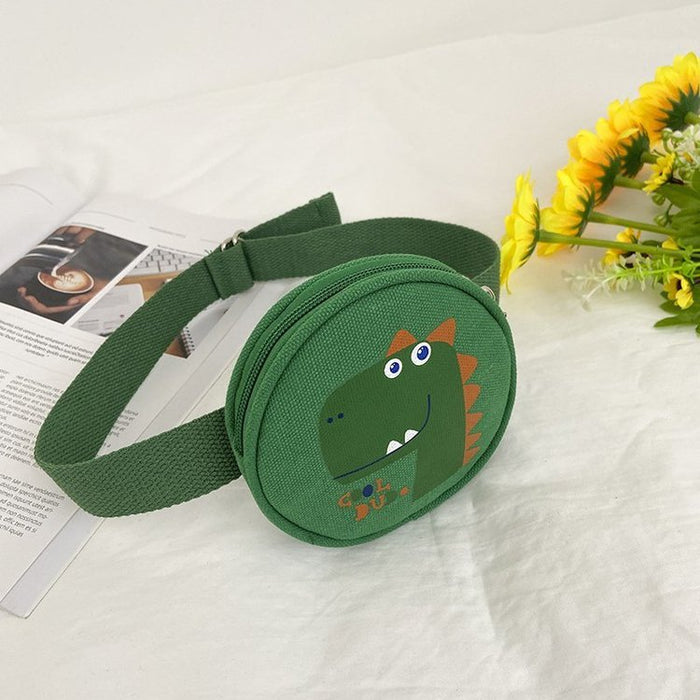 Wholesale children's waist bag cartoon round bag coin purse