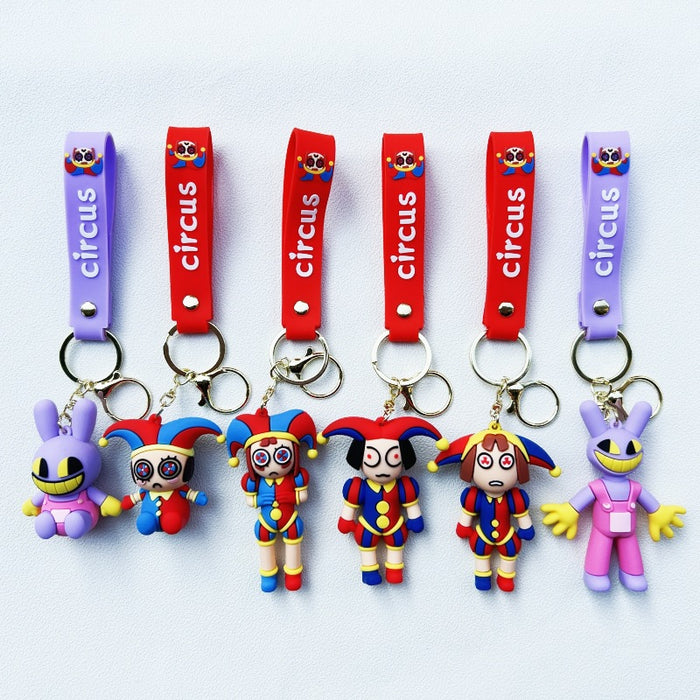 Wholesale PVC Cartoon Doll Keychain JDC-KC-WuYi208