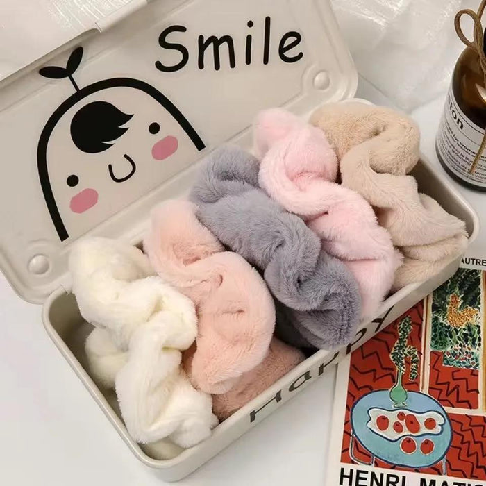 Wholesale Korean Autumn and Winter Cute Imitation Rabbit Velvet Hair Scrunchies