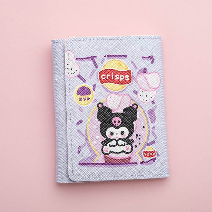 Wholesale Anime Cartoon PU Tri-fold Wallet with Multiple Card Slots Unisex Resale Ready