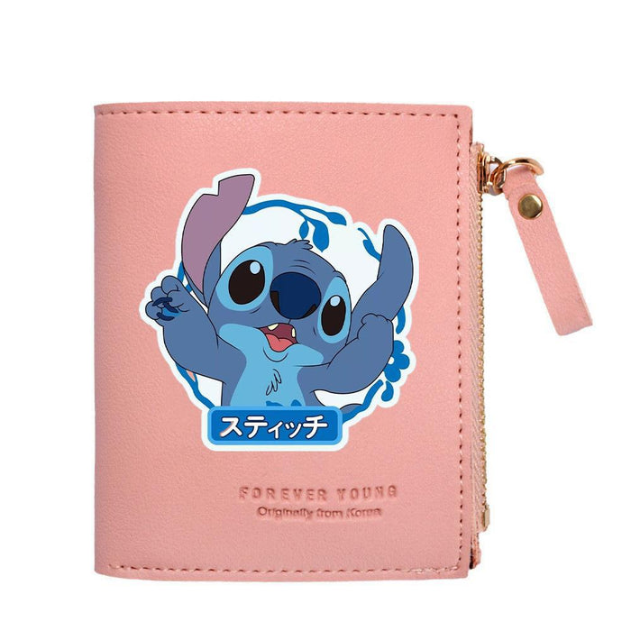 Wholesale PU Cartoon Short Zipper Wallet JDC-WT-WuDuomei003