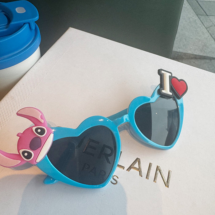 Wholesale Love Sweet Cool Cute Bubble Heart Glasses