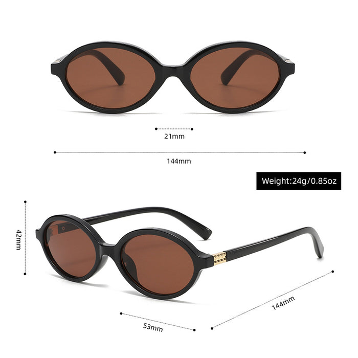 Wholesale Fashion Oval-frame sunglasses