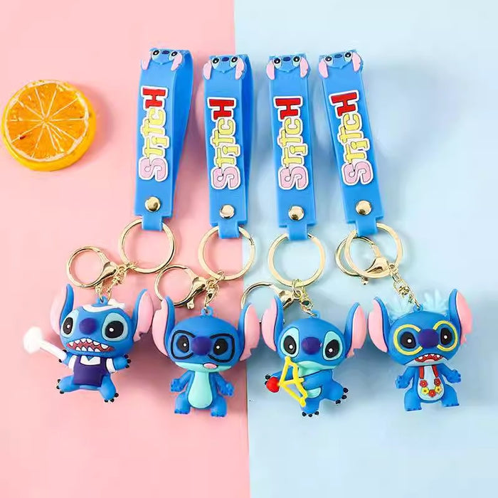 Wholesale  Keychain Car Pendant  Cartoon Couple Bag Key Chain Hanging