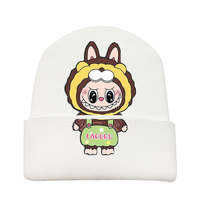 Wholesale   knitted hat autumn and winter new wool hat adult outdoor warm hat cross-border cartoon cold hat