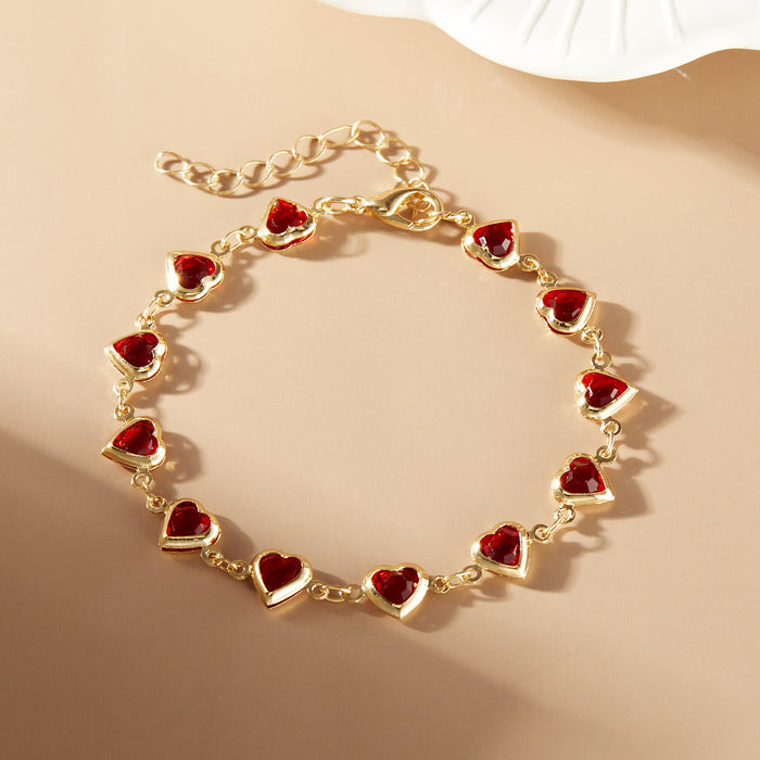 Wholesale Alloy Electroplated Star Rhinestone Bracelet and Necklace Set