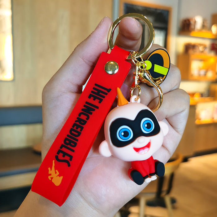 Wholesale silicone cute animation key chain （F） JDC-KC-YMeng015