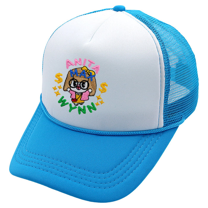 Wholesale Cotton Embroidered Trucker Hat Summer Mesh Cap Baseball Cap JDC-FH-HaiPu003