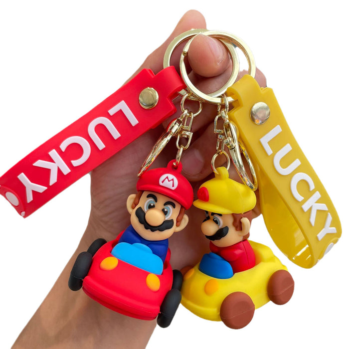 Wholesale Car keychain, cartoon doll, backpack pendant, keychain, car ornament, claw machine, small gift