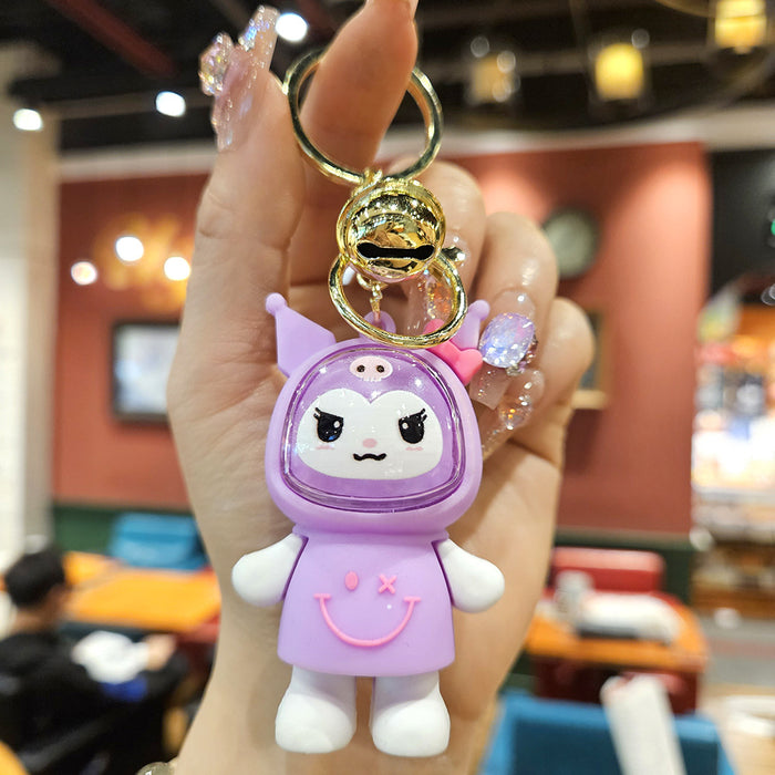 Wholesale Luminous Silicone Cartoon Doll Keychain JDC-KC-YiZhuo003