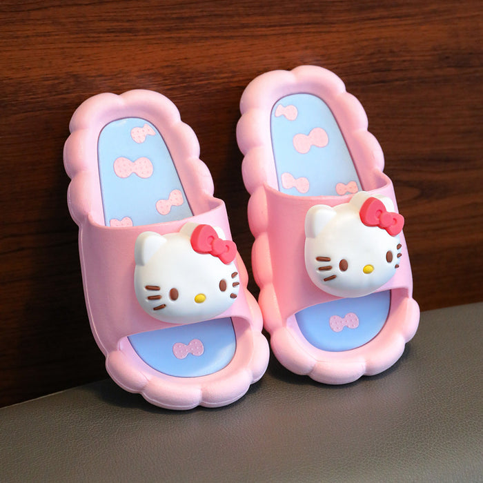 Wholesale PVC Summer Cute Cartoon Children's Slippers JDC-SP-TAN005