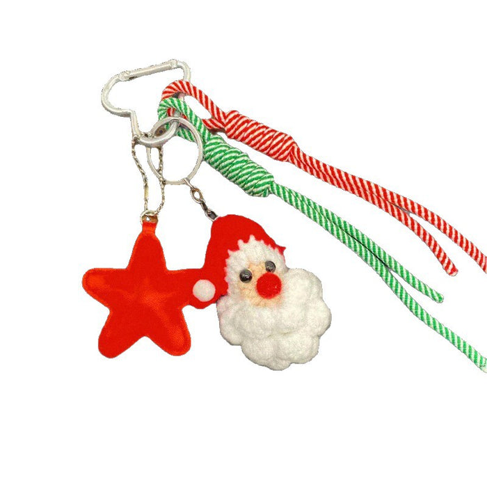Wholesale Christmas Creative Star Keychain Ornament