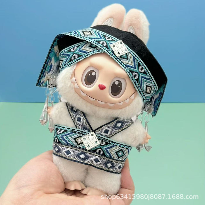 Wholesale National style baby clothes 17cm baby clothes doll clothes accessories cute pendants