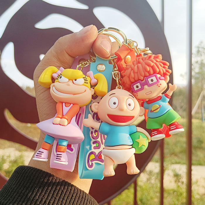 Wholesale Cute Soft PVC Soldier Figurine Keychain