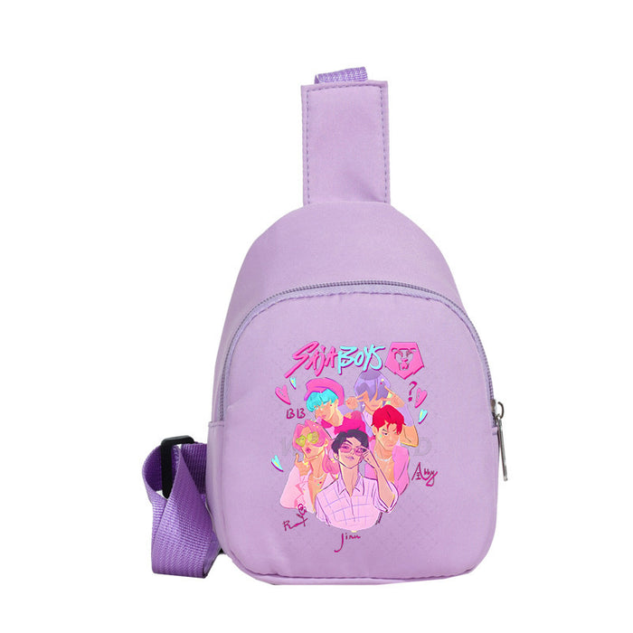 Wholesale Anime-themed Printed Shoulder Bag and Children' s Waist Bag