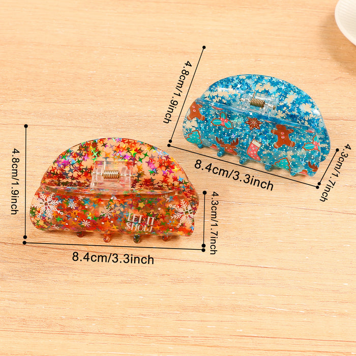 Wholesale Christmas ornaments semicircle clip