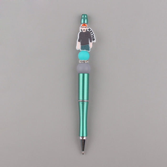 Wholesale Cartoon Animal Silicone Plastic Bead Pen JDC-PN-GuangTian005