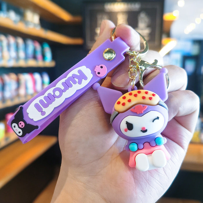 Wholesale Silicone Headband Keychain Charm Gift for Travel Souvenir Car Key Accessory