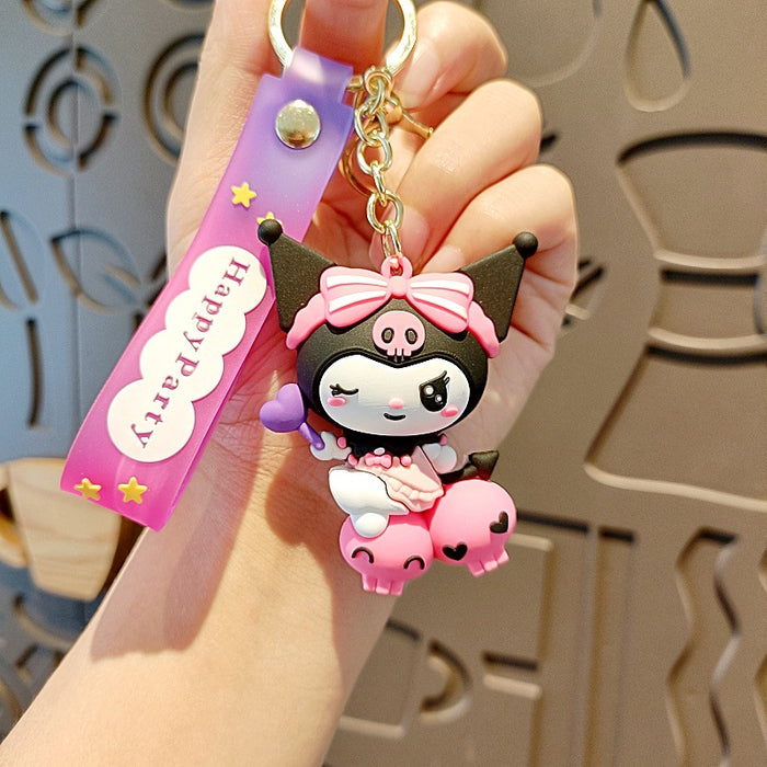 Wholesale 5pcs Cartoon keychain, cute backpack pendant, car keychain
