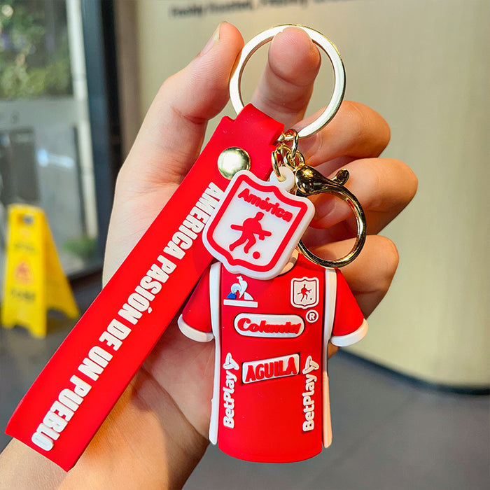 Wholesale Sports Basketball Jersey PVC Keychain JDC-KC-ShiX004