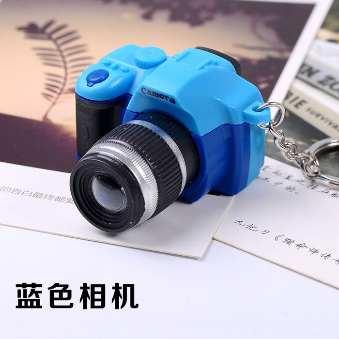 Wholesale LED Light Emitting Sound Simulation SLR Camera Keychain JDC-KC-ZJ001