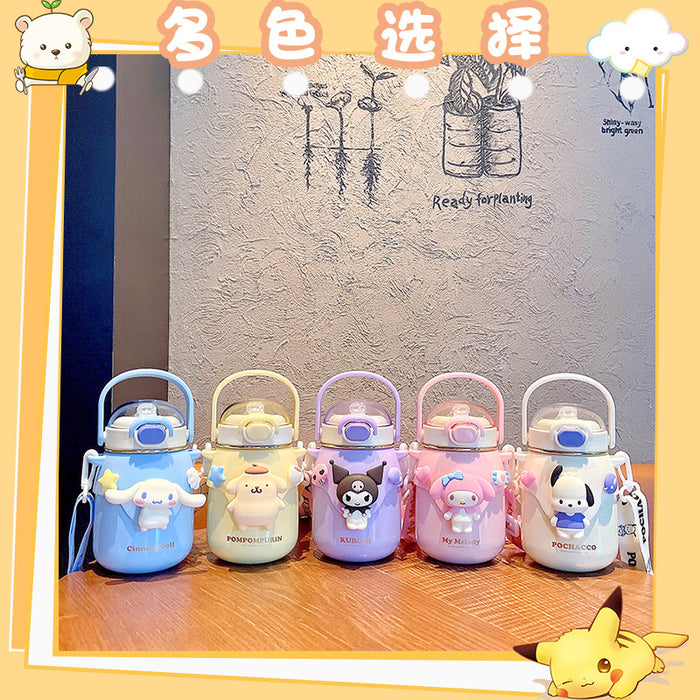Wholesale Adjustable Strap Cup Large Capacity Thermos Cup