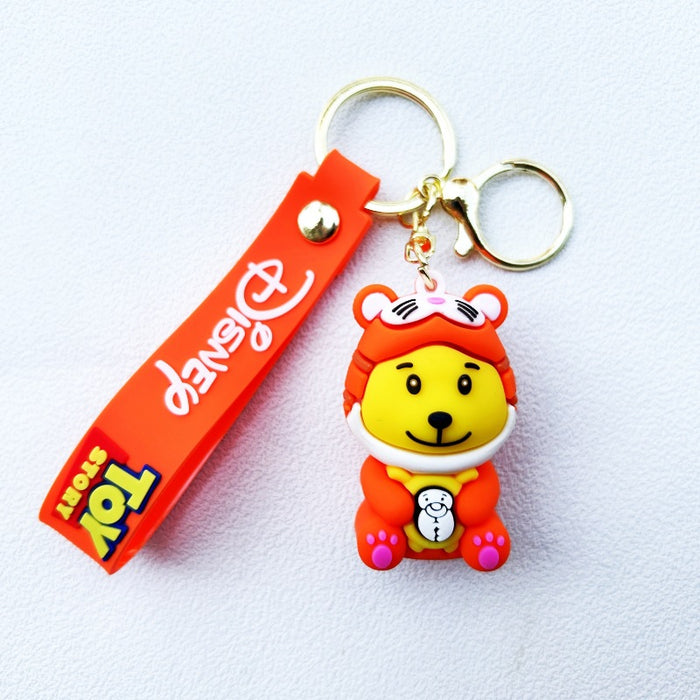 Wholesale PVC Cartoon Doll Keychain JDC-KC-WuYi203